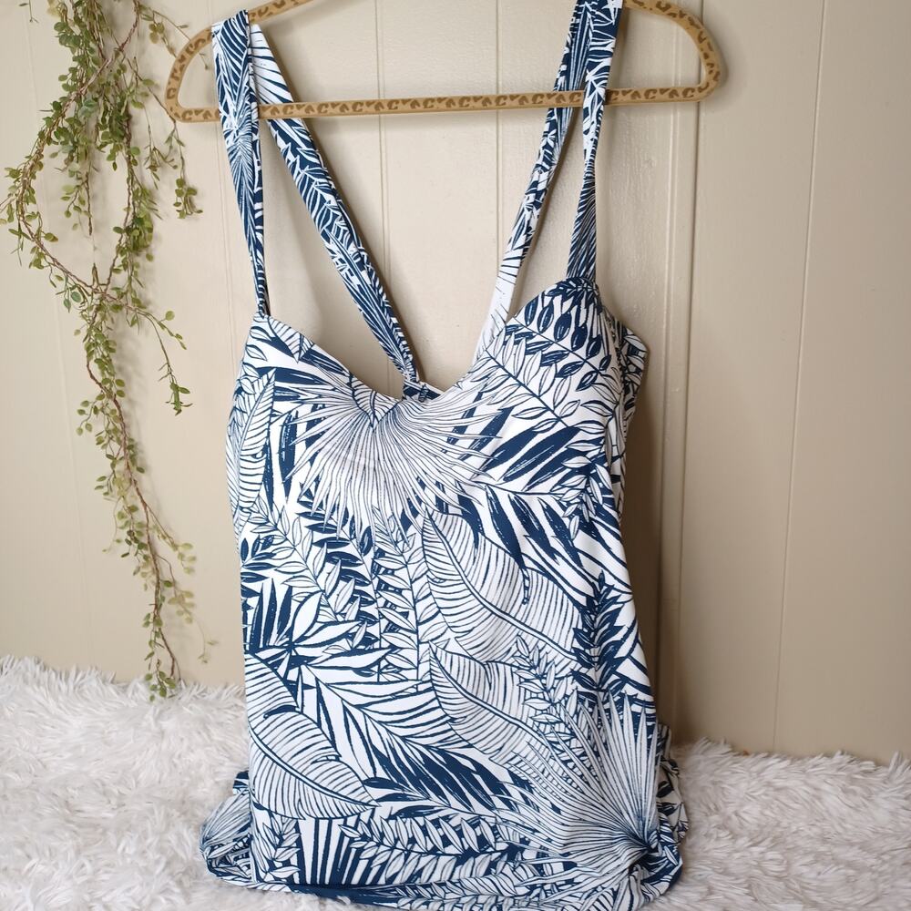 JANTZEN Eden Camisole Tankini Bikini Top ONLY Size 28W
